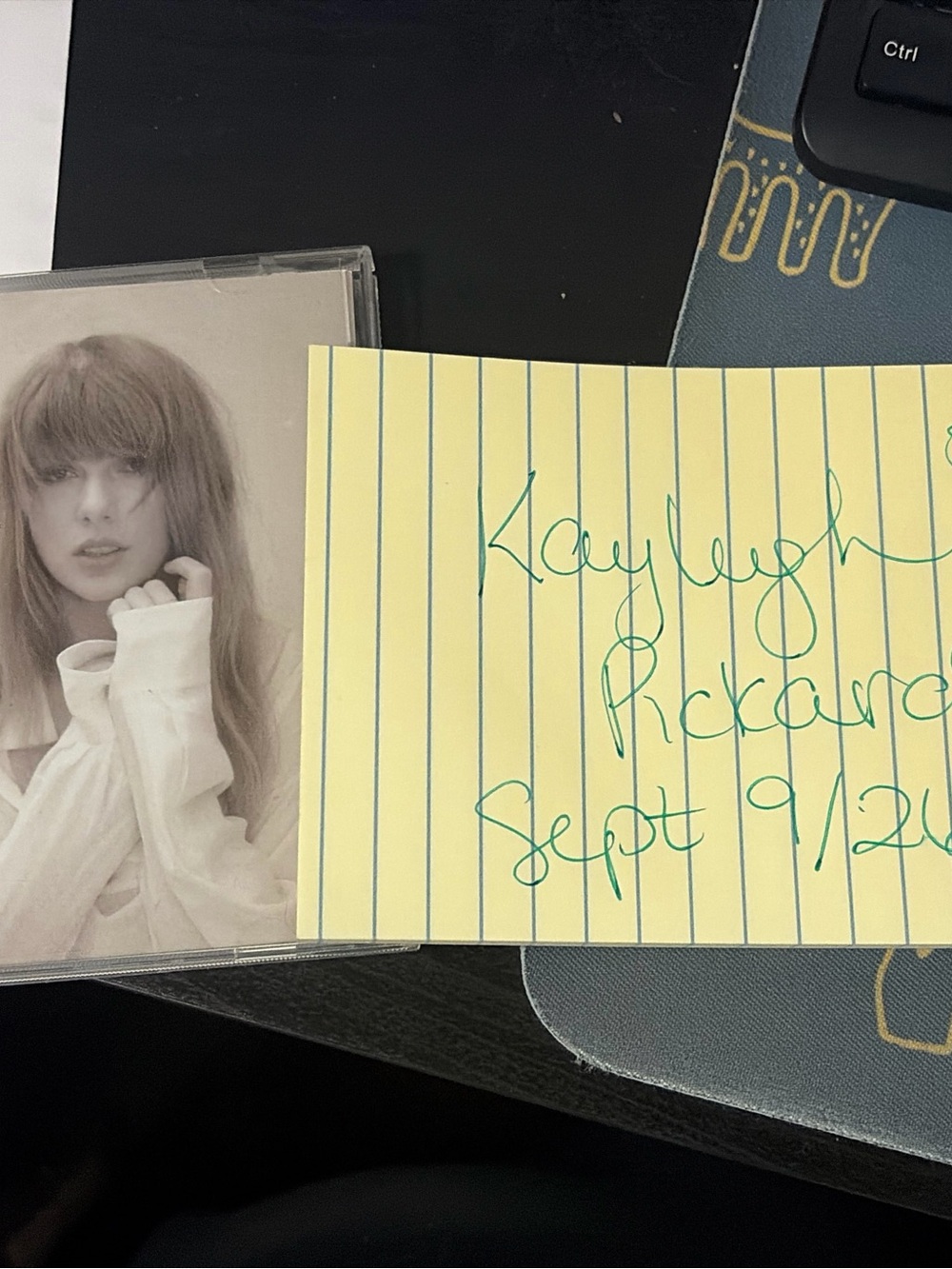 Signed TTPD Taylor Swift CD